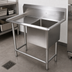 Thumbnail image #3 for John Boos Pro-Bowl 1-Compartment Stainless Steel Sink with Left Drainboard, 52-3/16 Inch Wide