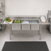 Thumbnail image #3 for Eagle S14 Series Three-Compartment 14-Gauge 304 Stainless Steel Sink with Left and Right Drainboards, 103-Inch Wide