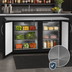 Thumbnail image #3 for Beverage-Air BB68HC-F-B Two-Section Food-Rated Back Bar Refrigerator with Solid Doors, 68 Inch, Black