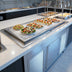Thumbnail image #2 for Atlas Metal INFFB-5 Mobile Refrigerated Frost Top with Refrigerated Base