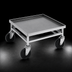 Thumbnail image #3 for Aluminum Single-Stack 20 x 20 Cup/Glass Rack Dolly