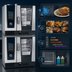 Thumbnail image #3 for RATIONAL iCombi Pro Double Stack 6-Half Size Electric Combi Ovens with AutoDose, 208/240V 3-Phase