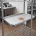 Thumbnail image #3 for Metro Super Erecta 30 x 21 Inch Flat Solid Galvanized Shelf with Raised Ship's Edge