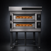 Thumbnail image #3 for Moretti Forni S125E Series 2-Deck Electric Pizza Oven with Stand