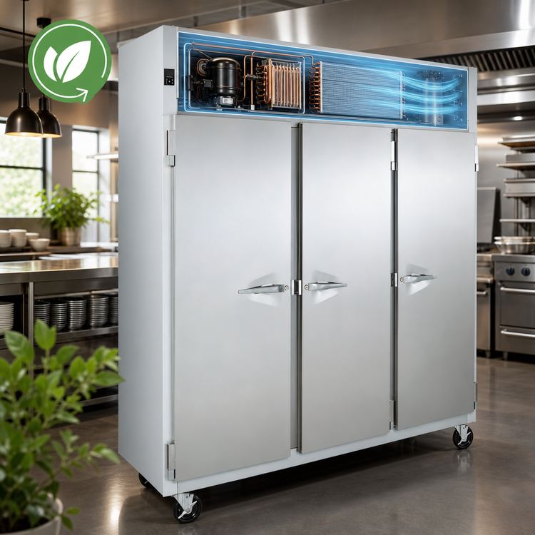Product image #3 for Traulsen Dealer's Choice G31313 Three-Section Full-Height Solid Door Reach-In Freezer