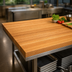 Thumbnail image #3 for John Boos Appalachian Red Oak Island Countertop, 120 x 27 x 1-1/2 Inch, Edge Grain, Oil Finish