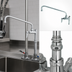 Thumbnail image #3 for T&S Brass B-0155-064X Pre-Rinse Add-On Faucet with Quarter-Turn Cartridge, 16-Inch Swing Nozzle, and Lever Handle