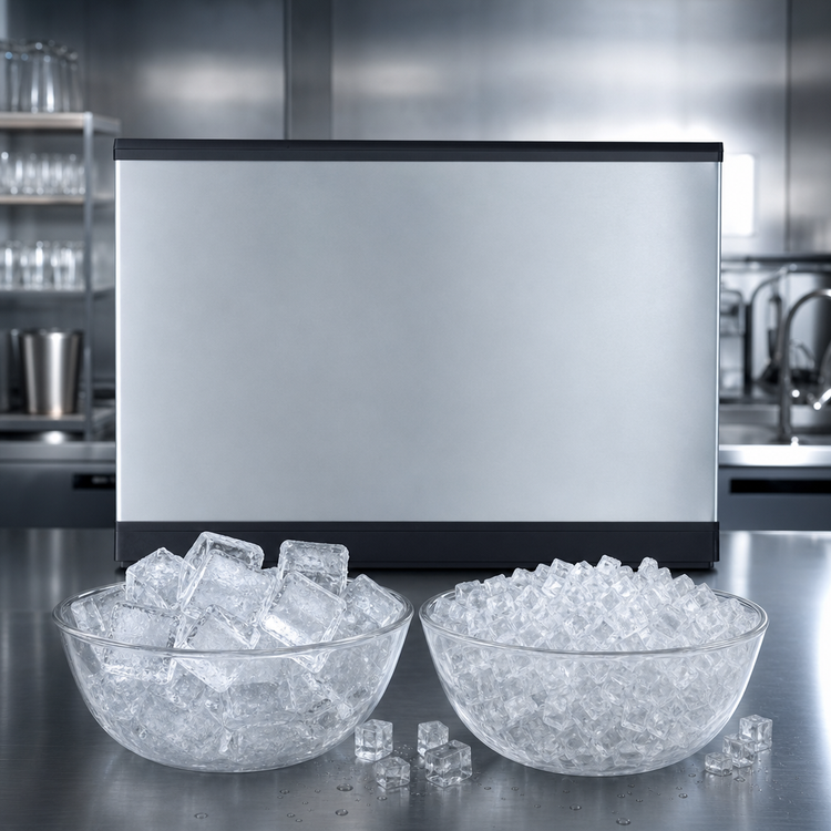 Product image #3 for SPIKA MS 500 R Remote Modular Ice Cube Machine, 30-Inch Wide, Classic American Full or Half Dice Cubes, 397 lb. Daily Production