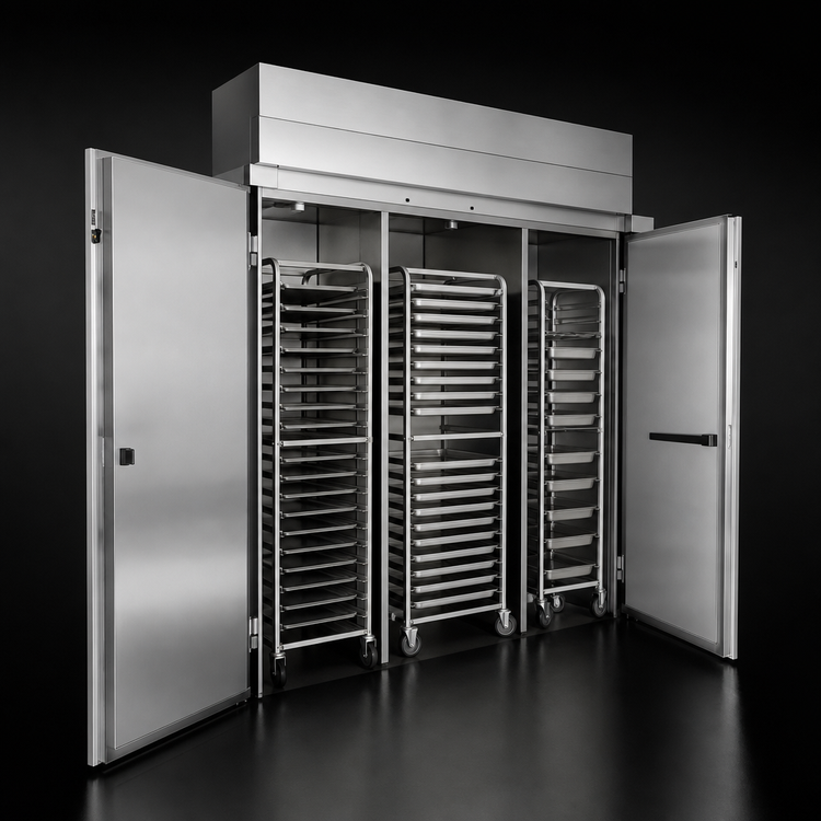 Product image #3 for Baxter Double Wide Roll-In Proofer Cabinet, 120.5-Inch Deep, Electric, Stainless Steel