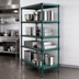 Thumbnail image #3 for QuadPLUS 5-Tier Stationary Starter Wire Shelving Unit, 60