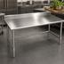 Thumbnail image #3 for Eagle Spec-Master 30 Inch x 30 Inch Stainless Steel Work Table with 4-1/2 Inch Backsplash and Tubular Base