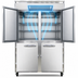 Thumbnail image #3 for Continental Refrigerator 2FSNHD 2-Section Shallow Depth Reach-In Freezer with Half Doors