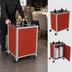 Thumbnail image #3 for Atlas Metal Mobile Enclosed Unheated 2-Tube Round Plate Dispenser for 10-1/8 Inch Dishes