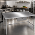 Thumbnail image #3 for Eagle Deluxe Series Stainless Steel Work Table with Rear Upturn, 108