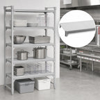 Thumbnail image #4 for Cambro Camshelving® Premium CPSK1830S5480 5-Shelf Solid Polymer Shelf Kit, 18 x 30 Inch, Speckled Gray