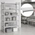 Thumbnail image #4 for Cambro Camshelving Premium 18 x 30 Inch 5-Shelf Solid Polymer Shelf Kit, Speckled Gray