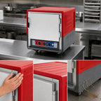 Thumbnail image #3 for Metro C5 Insulation Armour C533-CLFS-L Heated Holding & Proofing Cabinet, Under-Counter, Mobile, 10-Pan, 18 x 26-Inch, Solid Door, 120V
