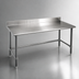 Thumbnail image #3 for Eagle Group Budget Series 120-Inch x 30-Inch Stainless Steel Work Table with 4-1/2-Inch Backsplash and Galvanized Tubular Base