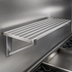 Thumbnail image #3 for Eagle Group Cooking Line Heavy Duty Stainless Steel Wall Shelf, 96-In. W x 18-In. D
