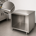 Thumbnail image #3 for Advance Tabco Special Value Economy Open Base Work Table, 72W x 24D, Flat Top, 16 Gauge 304 Stainless Steel