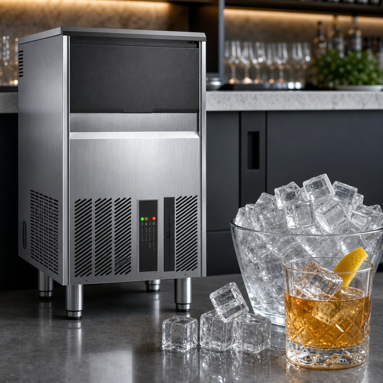 Product image #3 for Ice-O-Matic Gourmet Cube Undercounter Ice Maker with 33 lb Built-In Bin, 95 lb/Day
