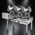 Thumbnail image #3 for Groen Electric Kettle Cabinet Assembly with Three 20 Quart Hand-Tilt Kettles