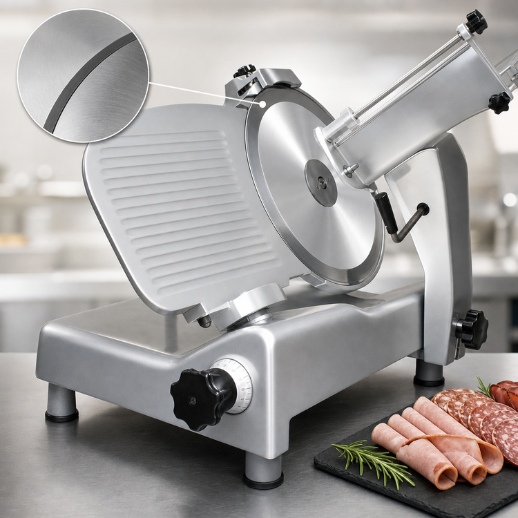 Product image #3 for Univex Premium Series 13-Inch Manual Gravity Feed Commercial Slicer, Gear-Driven, 1/2 HP