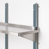 Thumbnail image #3 for Eagle Group NSF Stainless Steel Wall-Mounted Cantilever Shelving Standard Upright, 24 Inch Height