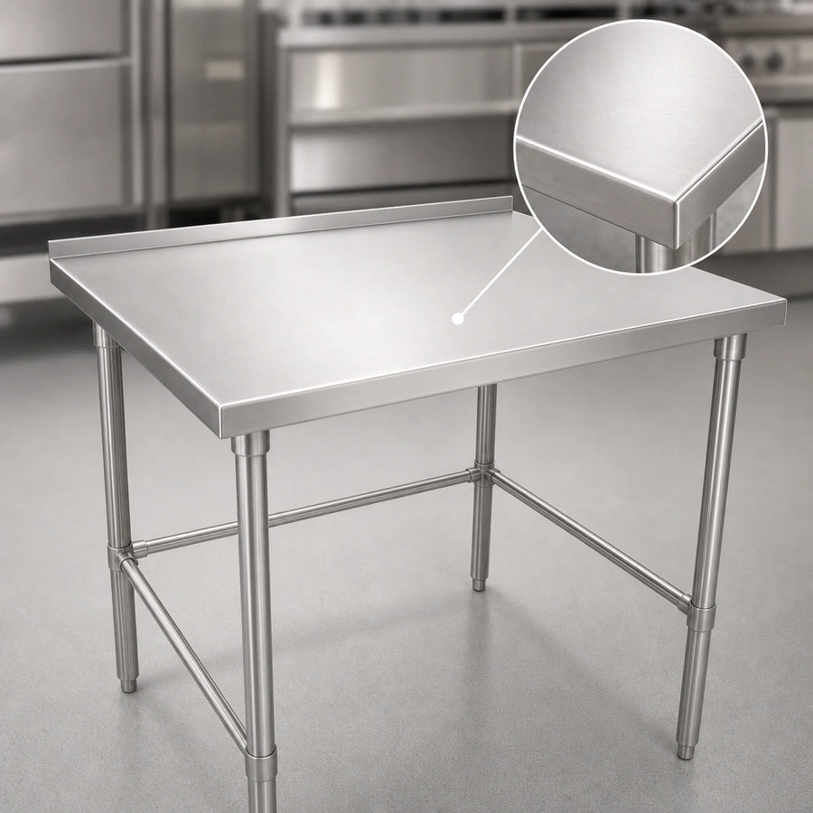 16-Gauge 300-Series Stainless Steel Top