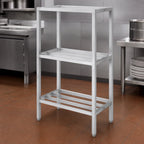 Thumbnail image #3 for Channel Manufacturing Lifetime Tough ED2436-3 All-Welded Aluminum 3-Shelf Dunnage Shelving, 36 x 24 x 64 Inches