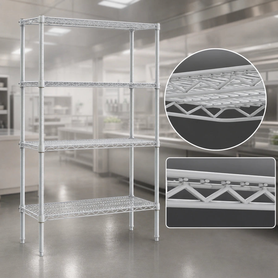 Patented QuadTruss Shelves