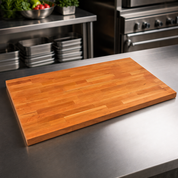 Product image #3 for Boos Block American Cherry Edge Grain Kitchen Countertop, 60 Inch W x 36 Inch D x 1-1/2 Inch Thick, Varnique Finish