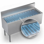 Thumbnail image #3 for Krowne Royal Series KR19-48-10 48-Inch Underbar Ice Bin/Cocktail Unit with 10-Circuit Cold Plate, 147-Lb Capacity, 12-Inch Deep Bin
