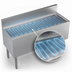 Thumbnail image #3 for Krowne Royal Series 48-Inch Underbar Ice Bin/Cocktail Unit with 10-Circuit Cold Plate