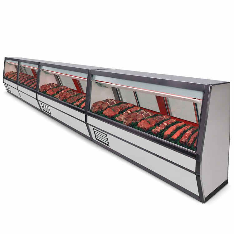 Product image #3 for Howard-McCray 40E Series 12-Foot Remote Single Duty Red Meat Service Case with LED Lighting