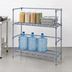 Thumbnail image #3 for Quantum Two-Tier Modular Wire Dunnage Rack for Tanks and Beverage Containers, 24 x 18 x 54 Inches, Gray Epoxy