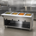 Thumbnail image #3 for Advance Tabco Triumph Supreme Propane Gas Open-Well Hot Food Table with 4 Wells, Enclosed Base, and Cutting Board Shelf