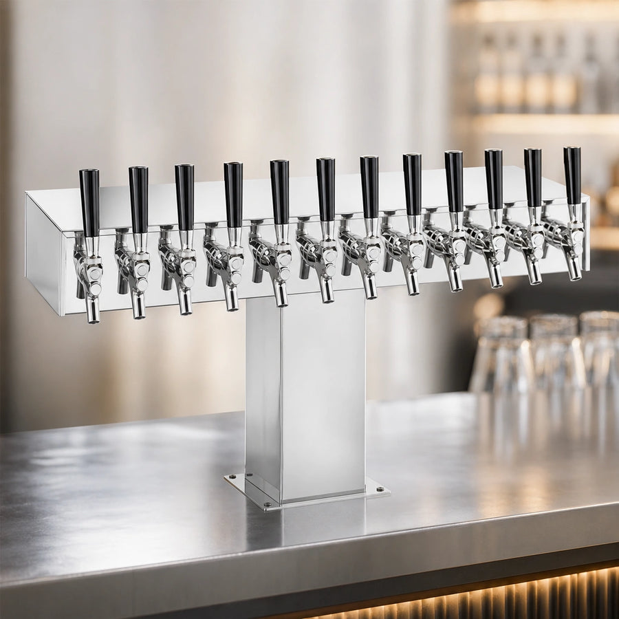 12-Faucet Wide Base Design
