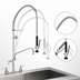 Thumbnail image #3 for Fisher 8-Inch Center Splash-Mounted Pre-Rinse Unit with Add-On Faucet and 12-Inch Spout