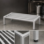 Thumbnail image #3 for Channel Manufacturing ED2072 Tubular Aluminum Dunnage Rack, 72"W x 20"D x 12"H, 2,200 lb. Capacity