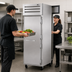 Thumbnail image #3 for True SPEC SERIES 1-Section Pass-Thru Reach-In Refrigerator with Stainless Steel Front Door and Glass Rear Door, Top-Mounted, 24-37 Cu. Ft.