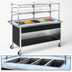 Thumbnail image #3 for Atlas Metal CAIC-5 Five Pan Ice Cooled Cold Food Serving Counter
