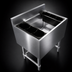 Thumbnail image #3 for 36-Inch Stainless Steel Underbar Ice Bin with 7-Circuit Cold Plate, 119 lb Capacity