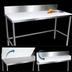 Thumbnail image #3 for John Boos 60-Inch x 24-Inch Reversible Poly Top Trimming Table with 6-Inch Boxed Backsplash and Stainless Steel Base