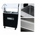 Thumbnail image #3 for Advance Tabco Triumph Supreme Mobile Electric Hot Food Buffet Table with 2 Sealed Wells and Sneeze Guard, 208-240V