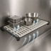 Thumbnail image #3 for Cambro Camshelving Elevation 14-Inch x 36-Inch Vented Wall Shelving Shelf Kit, Brushed Graphite