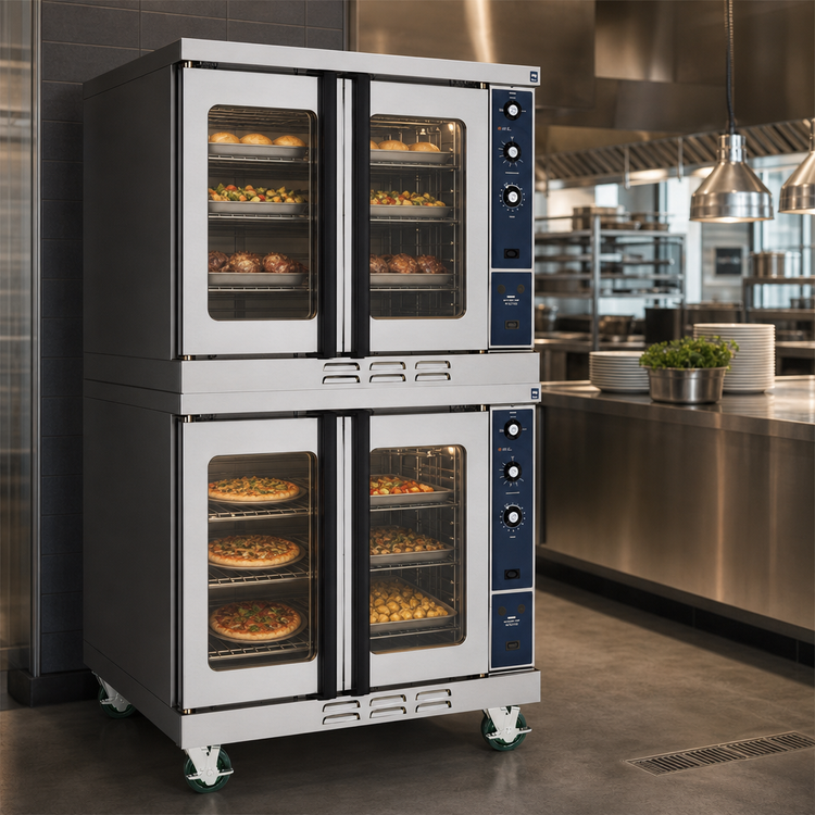Product image #3 for Duke 613Q-E4XX Double-Deck Deep Depth Electric Convection Oven