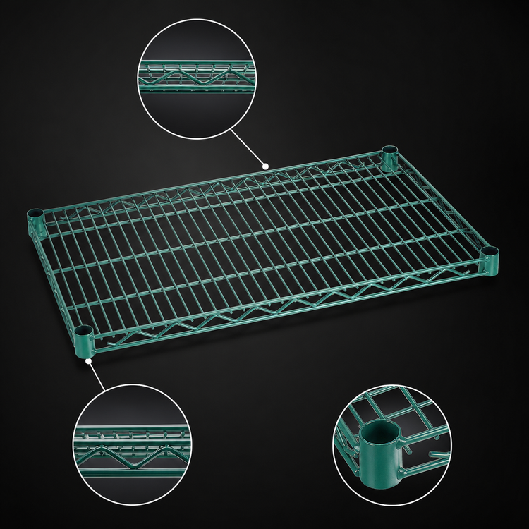 Product image #3 for Eagle Group EAGLEgard 60" x 30" QuadTruss Wire Shelf, 600 lb. Capacity