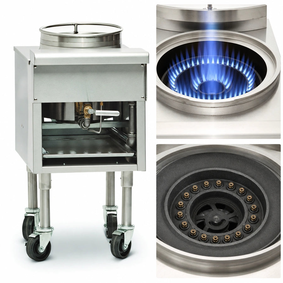 Anti-Clogging Jet Burner