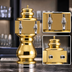 Thumbnail image #3 for Glastender Braumeister 2-Faucet Countertop Glycol-Cooled Draft Dispensing Tower, Polished Brass